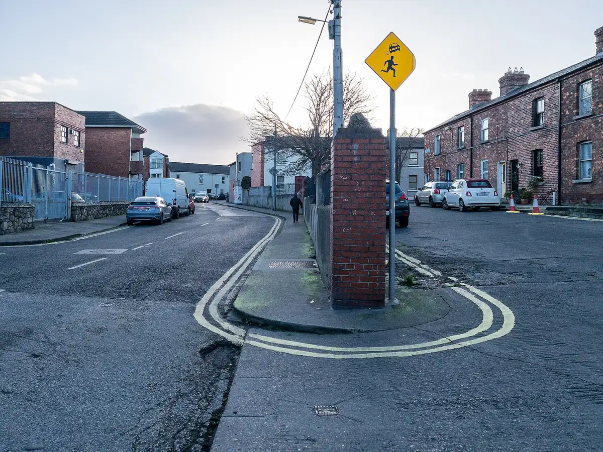 Housing on Fumbally Lane in the Liberties area of Dublin.